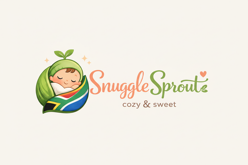 High-quality SnuggleSprout logo on cream background